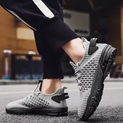  BREATHABLE OUTDOOR TENNIS WALKING GYM SHOES FOR MEN 